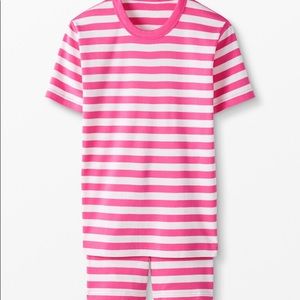 NWT HA Power Pink/Hanna White Adult SJ set, L